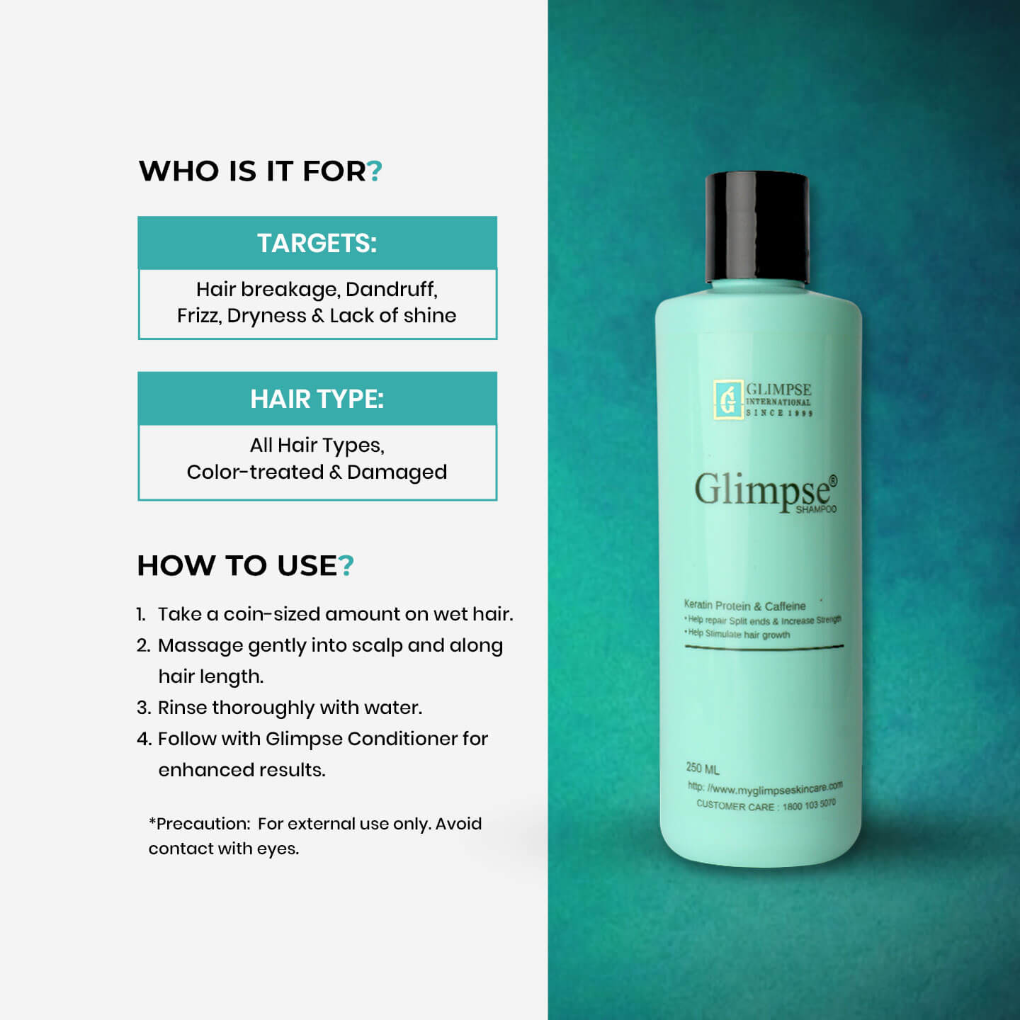 Glimpse Multi-Protein Shampoo