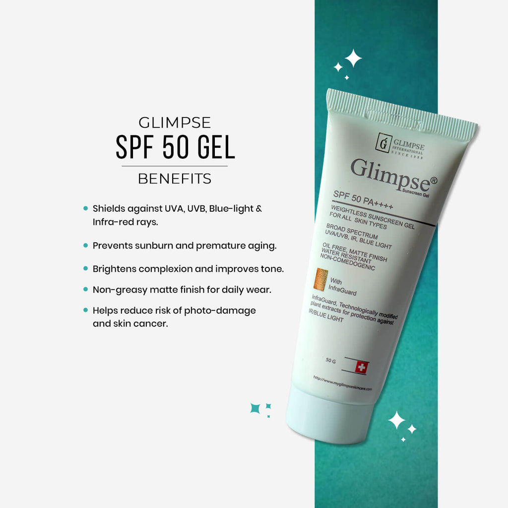 Glimpse SPF 50 PA++++ Broad-Spectrum Sunscreen