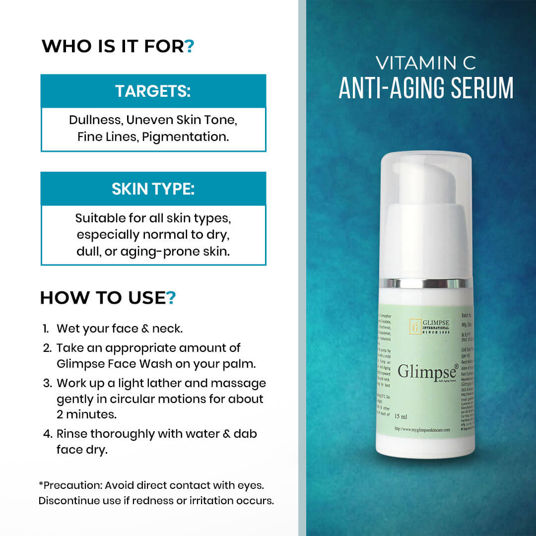 Anti-Aging Vitamin C Serum Face Serum For Men & Women